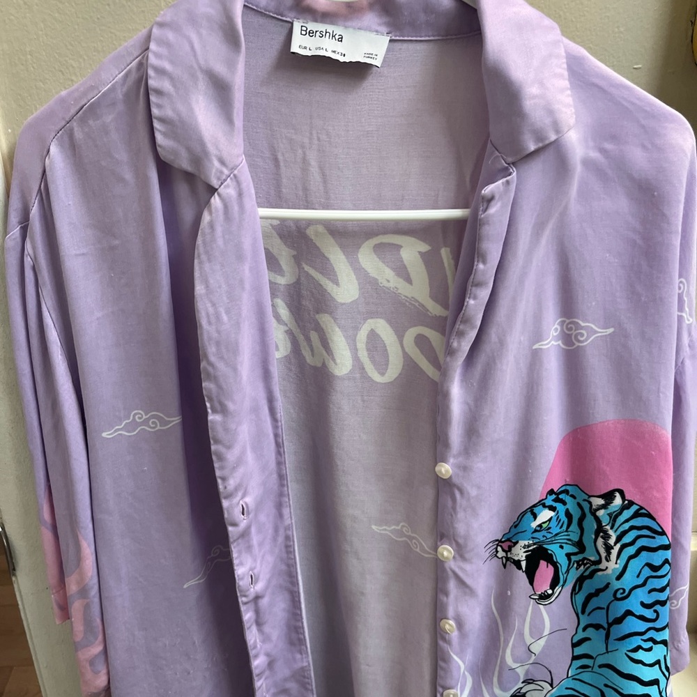 Bershka Oversized Printed